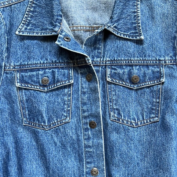 Express Jackets & Coats Vintage Express Blues Denim Jacket Poshmark